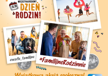 Wafle Familijne z wyjątkową akcją społeczną.  Za każde zdjęcie marka przekaże 1 zł na wakacje dla dzieci.