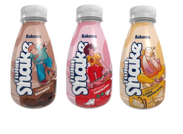 Twist shake 380 g– odlotowe napoje na sezon letni od Bakoma