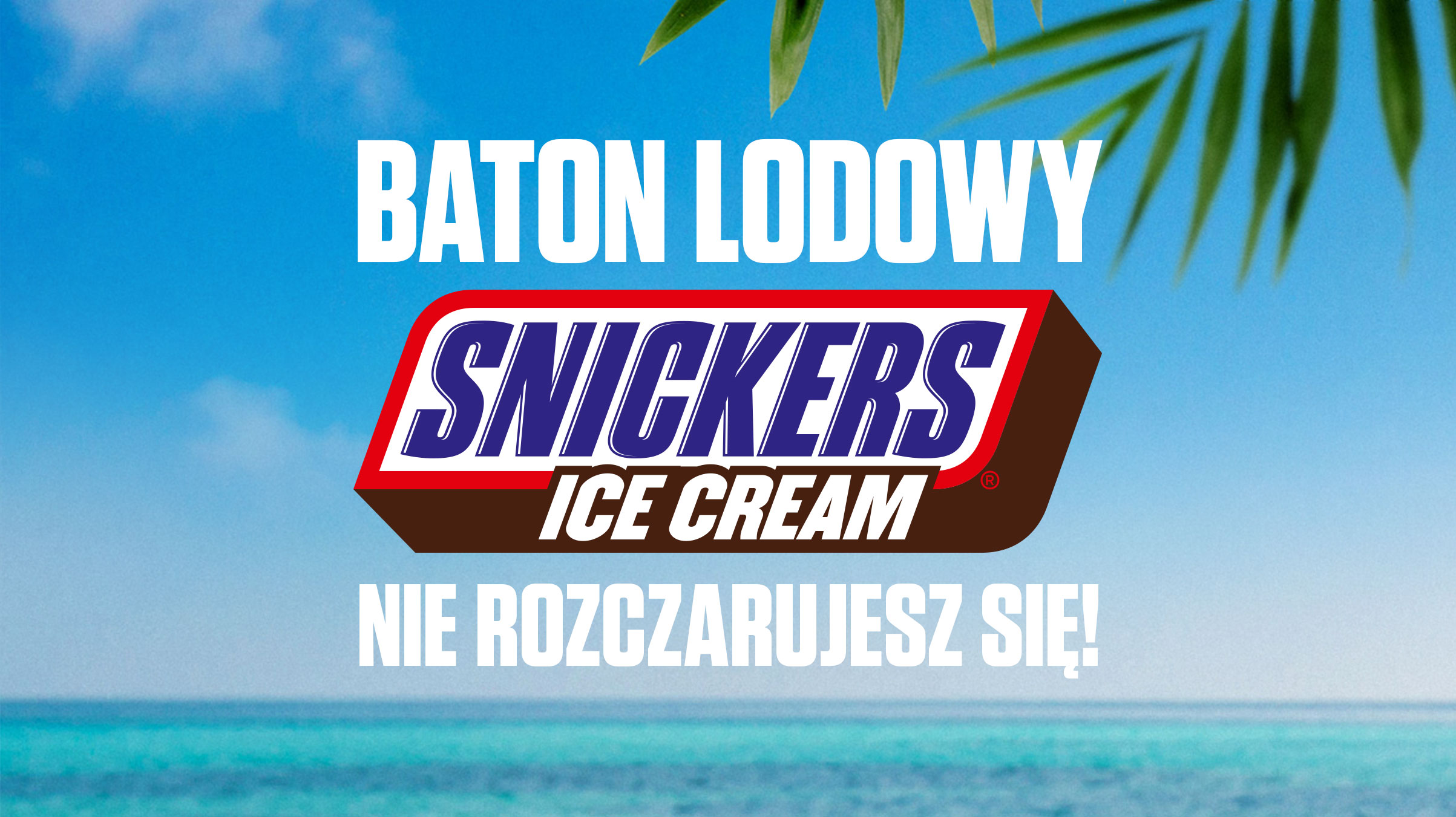 Baton lodowy Snickers® Nie rozczarujesz się! Ruszyła najnowsza kampania marki Snickers®,