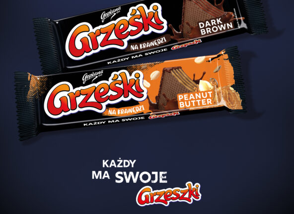 Grześki na krawędzi PEANUT BUTTER i Grześki na krawędzi DARK BROWN  – limitowane nowości w portfolio marki