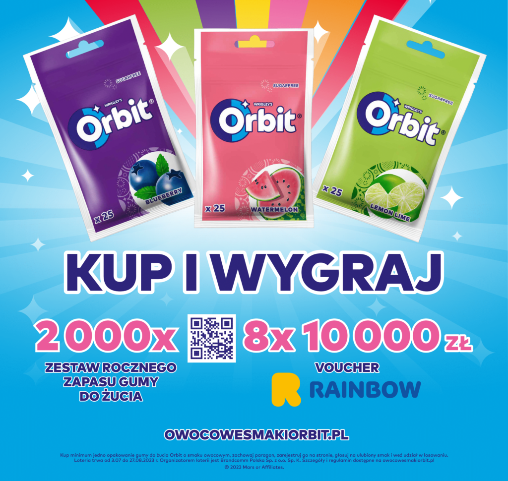 Ruszyła letnia loteria Owocowe Smaki Orbit®