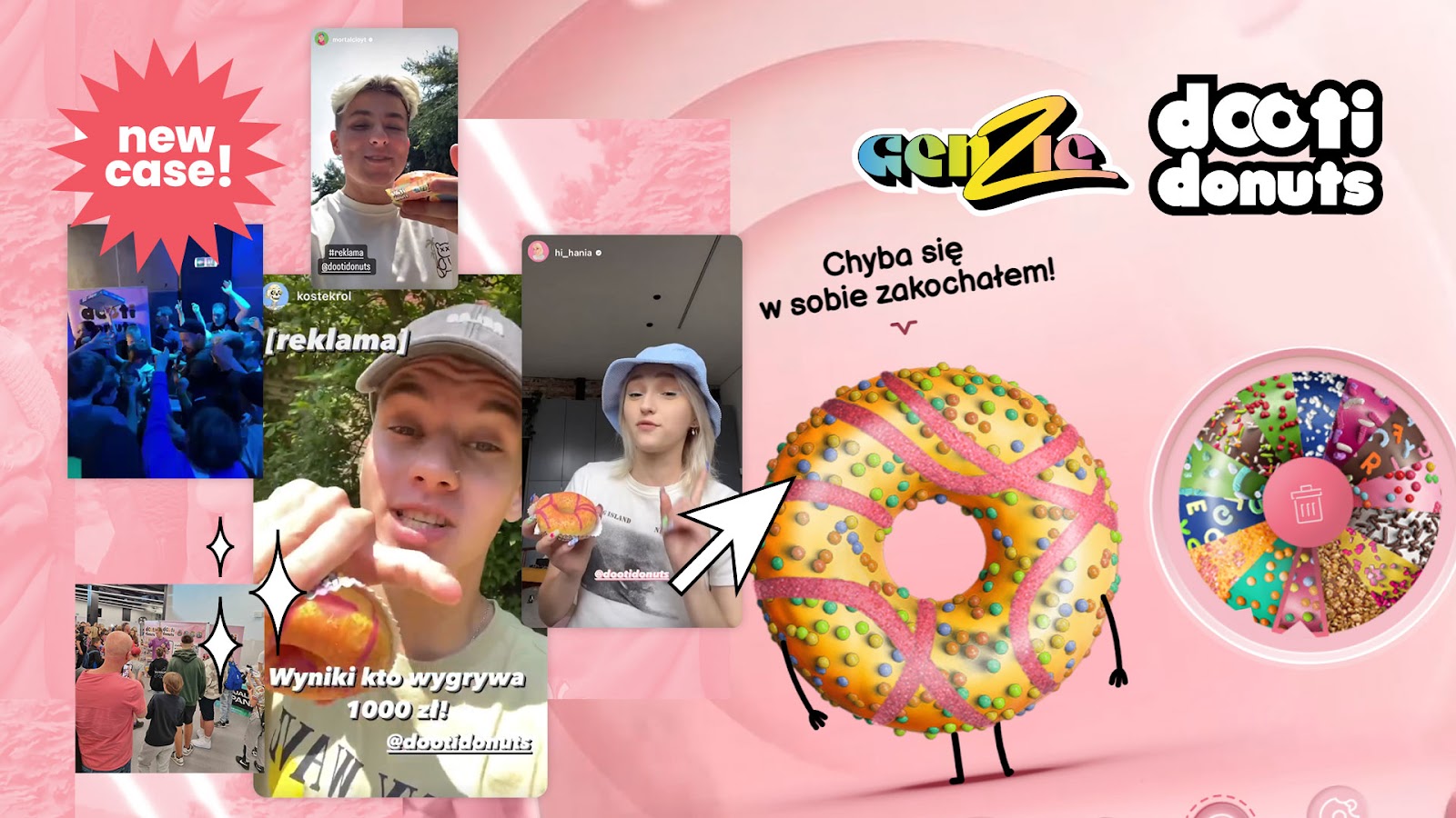Popularność Donutów GenZie przerosła oczekiwania. Ponad 56 tys. zgłoszeń w konkursie Dooti Donuts