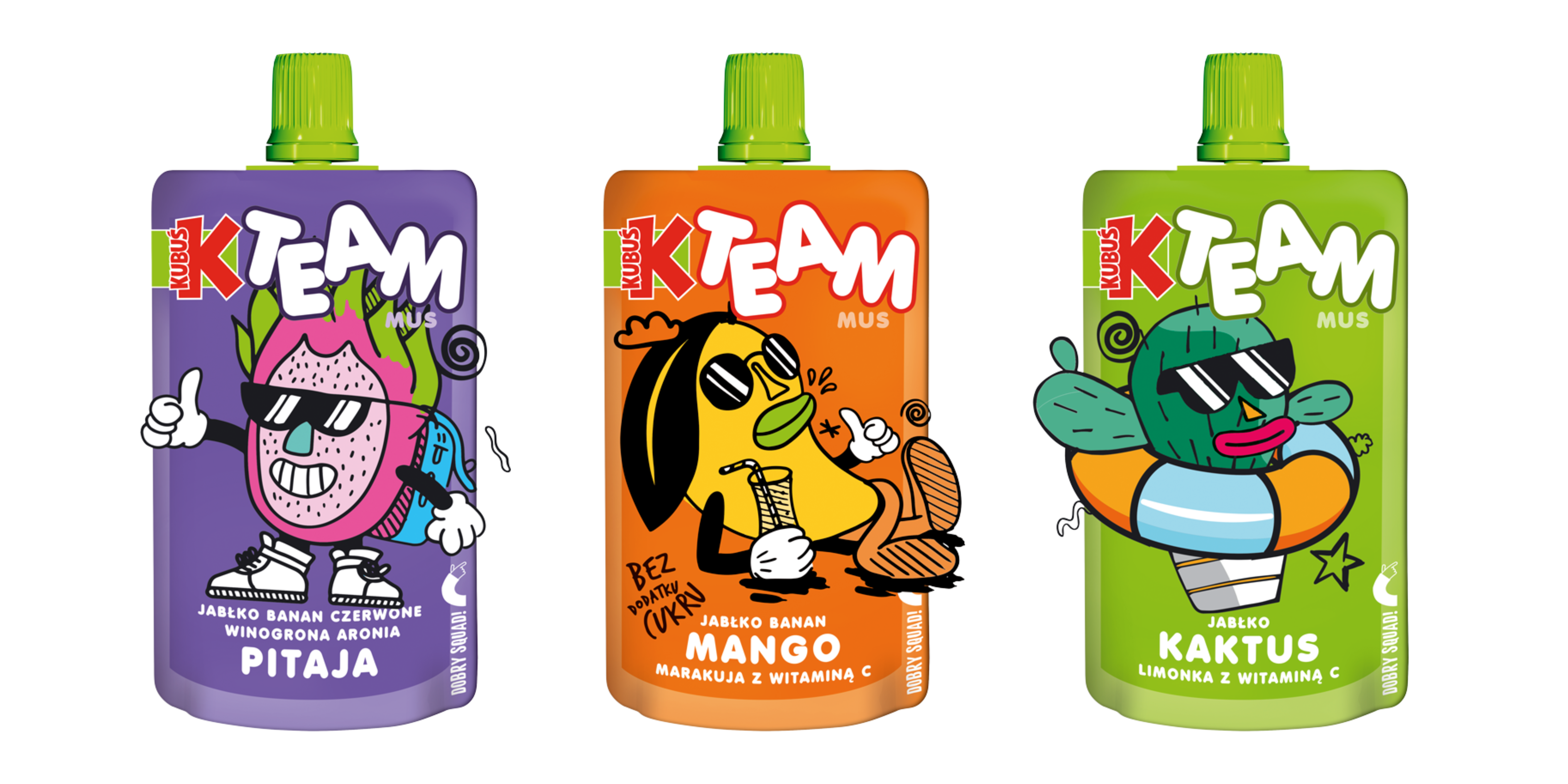 Nowe egzotyczne musy Kubuś Team