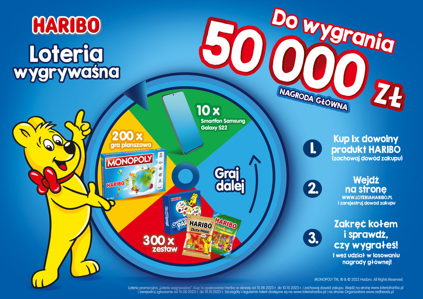 Aktywacja konsumencka Haribo – Loteria wygrywaśna