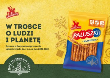 W trosce o ludzi i planetę. Pierwsza broszura zrównoważonego rozwoju Lajkonik Snacks