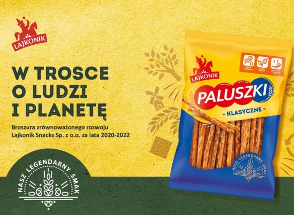 W trosce o ludzi i planetę. Pierwsza broszura zrównoważonego rozwoju Lajkonik Snacks