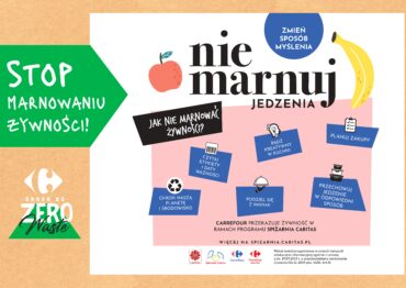 Carrefour mówi STOP marnowaniu żywności. Setki ton uratowanego jedzenia rocznie