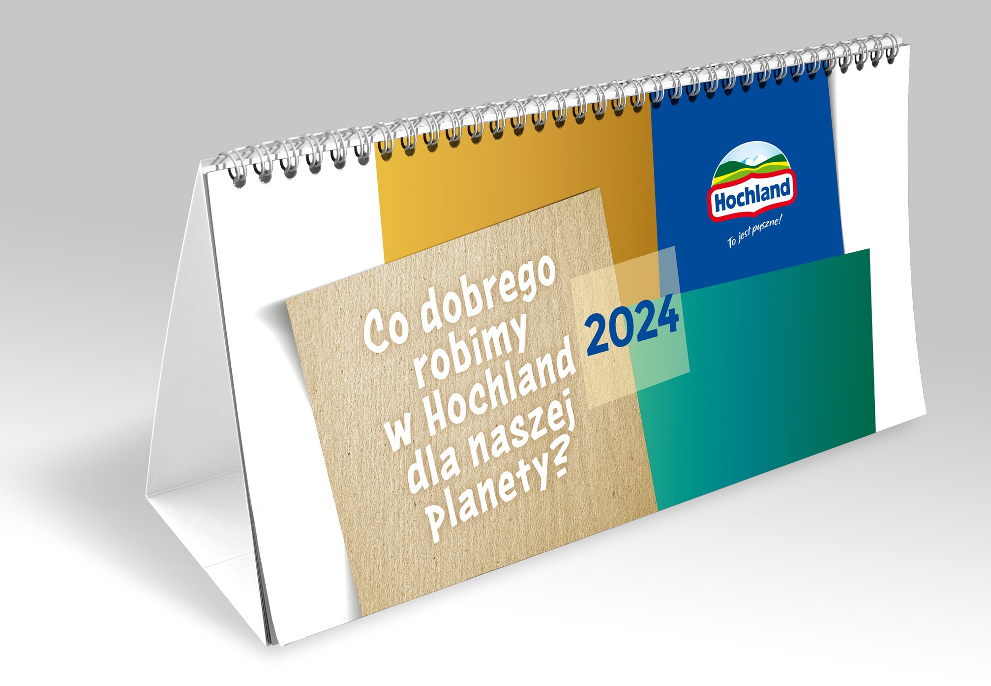 Jest już Kalendarz Hochland Polska 2024 „Co dobrego robimy w Hochland dla naszej planety”!