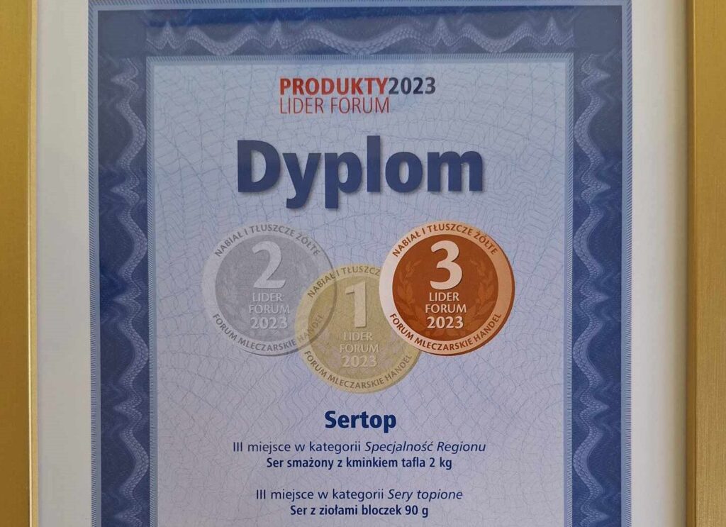 Sertop nagrodzony w konkursie Lider Forum 2023