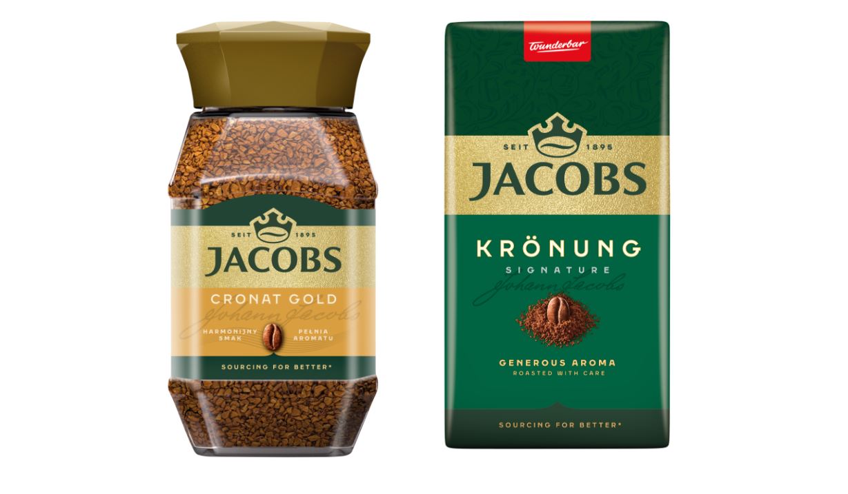 Nowe opakowania kaw Jacobs