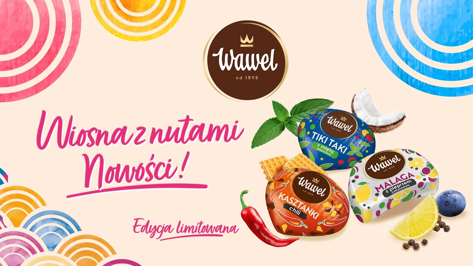 Malaga, Tiki Taki i Kasztanki w nowej kampanii marki Wawel