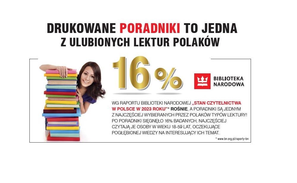 Drukowane poradniki to jedna z ulubionych form literackich Polaków!