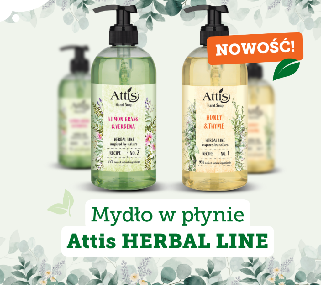 Attis Herbal line inspired by nature mydełko w płynie poj. 500 ml