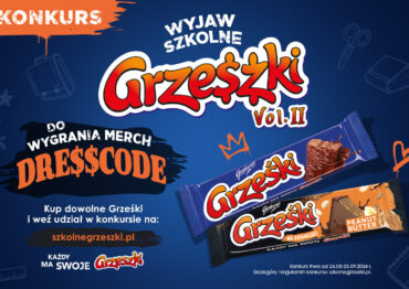 Grześki startują z konkursem konsumenckim „Wyjaw Szkolne Grzeszki vol.2”