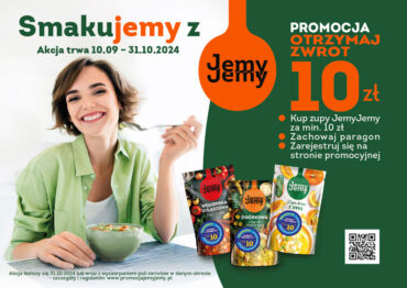 „Smakujemy z JemyJemy” – akcja cashback zup JemyJemy