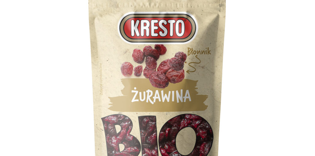 Żurawina Suszona Słodzona BIO KRESTO