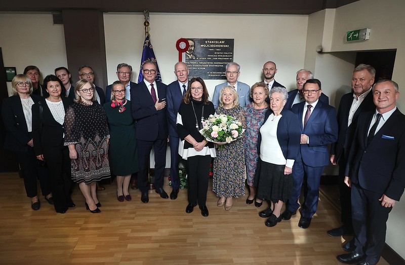 KZRSS „Społem”: Uroczyste odsłonięcie pamiątkowej tablicy Stanisława Wojciechowskiego