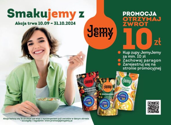 Zupy JemyJemy w akcji cashback „Smakujemy z JemyJemy”