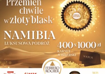 Loteria pełna złotego blasku Ferrero Rocher