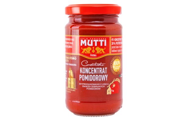 Nowe opakowanie koncentratu pomidorowego Mutti