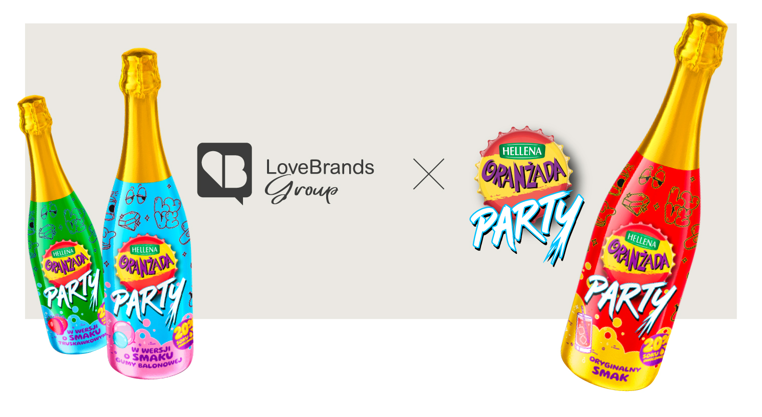 LoveBrands Group zrealizuje najnowszą kampanię Oranżady Party