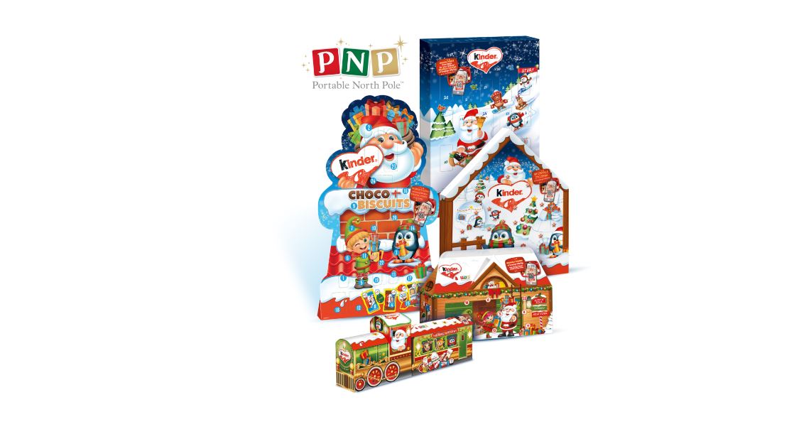 Święta z Kinder: nowe produkty i wyjątkowa współpraca z aplikacją Portable North Pole