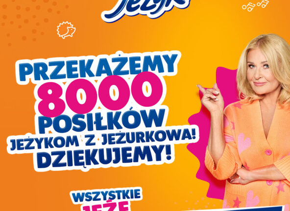 10 000 posiłków dla jeży dzięki kampanii marki Jeżyki!