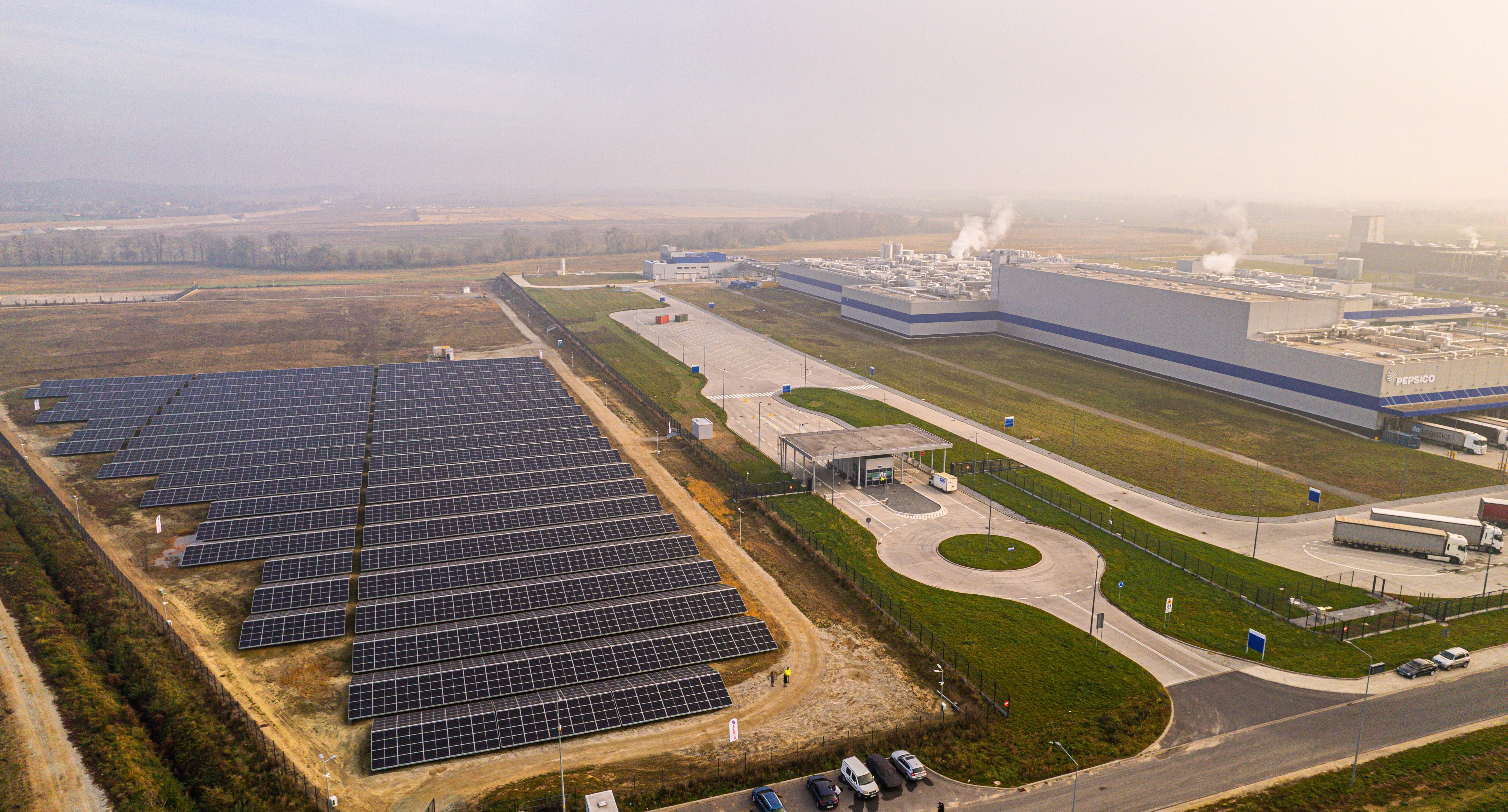 PepsiCo uruchamia swoją największą farmę fotowoltaiczną w Polsce – w Świętem koło Wrocławia