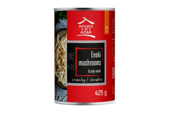 Grzybki Enoki w puszce od House of Asia