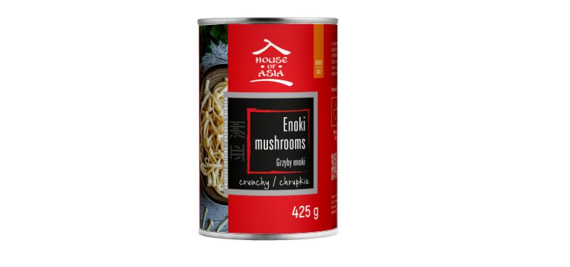 Grzybki Enoki w puszce od House of Asia