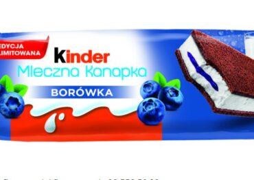 KINDER Mleczna Kanapka o smaku borówki – nowość w portfolio!