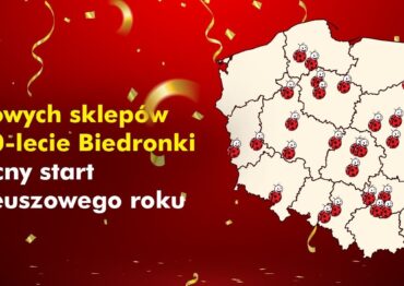 30 nowych sklepów na 30-lecie Biedronki