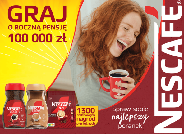NESCAFÉ rozpoczyna wielką loterię: „Graj o roczną pensję”!