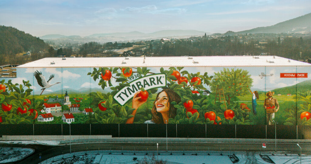 W Tymbarku powstał wyjątkowy mural