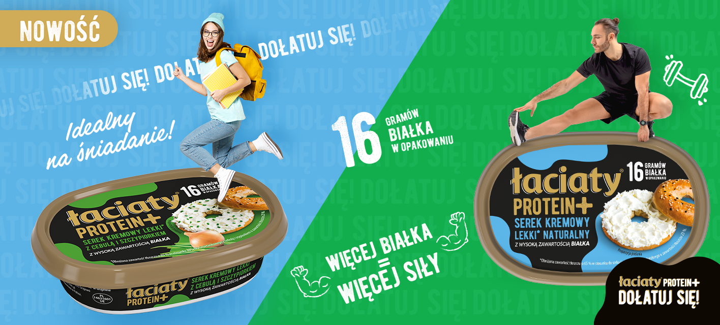 Serki kremowe Łaciate Protein+
