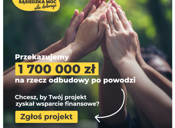 Netto i Fundacja Salling wspierają lokalne społeczności po powodzi. Rusza program grantowy o wartości 1,7 mln zł