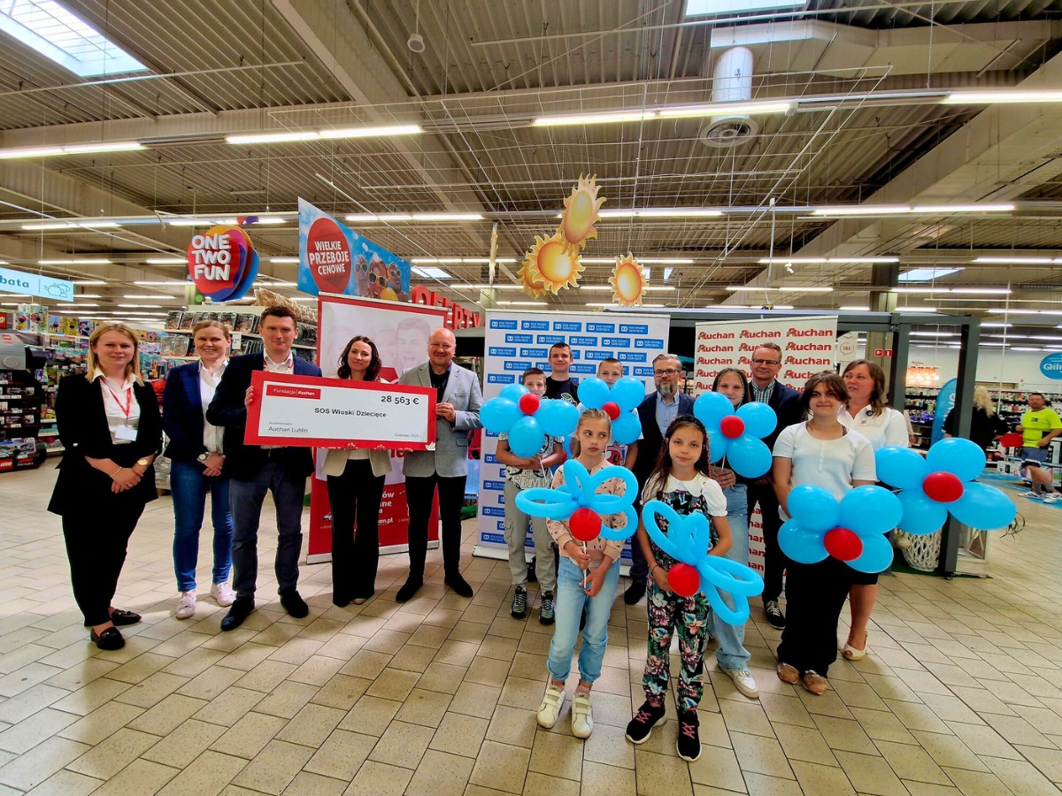Fundacja Auchan wspiera kluczowe inicjatywy społeczne na rzecz lokalnych społeczności