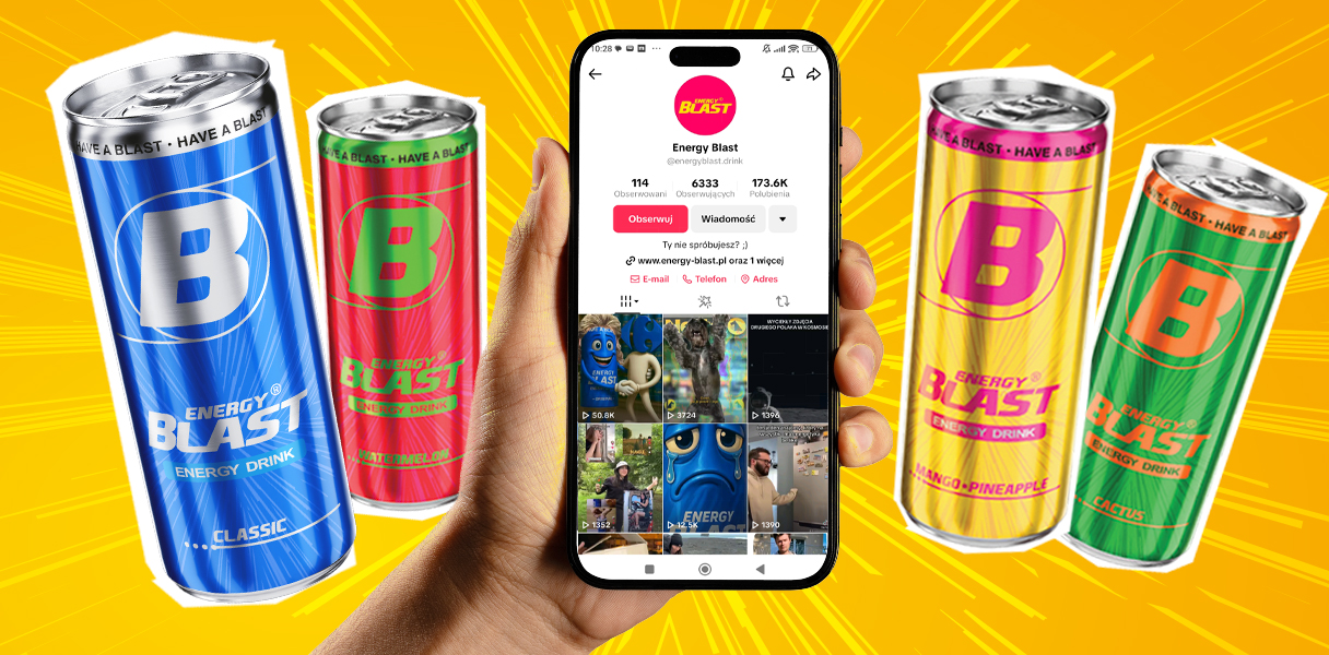 Energy Blast – nowy gracz w segmencie napojów energetycznych podbija serca Gen Z na TikToku!