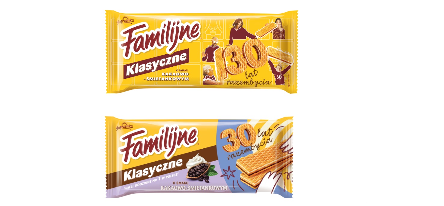 Nowe opakowania Familijne na 30-lecie marki