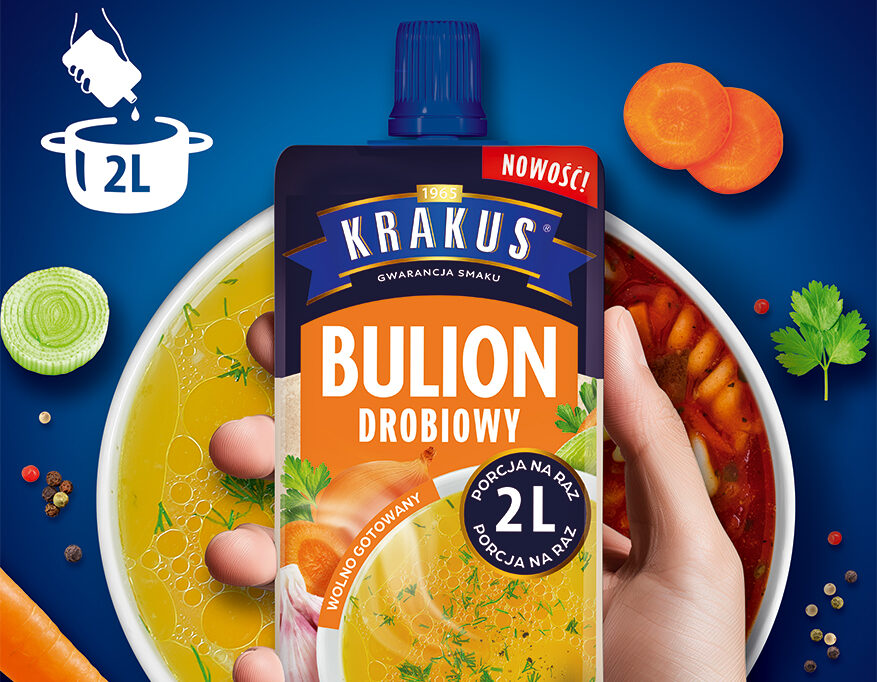 Wygodna i pyszna porcja na raz – buliony w tubce od Krakusa