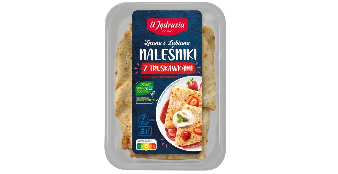 Nowość U Jędrusia! Naleśniki z truskawkami