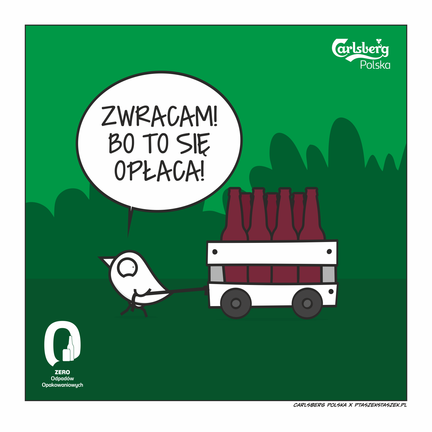 Carlsberg Polska: Liczy się Twoje działanie, czyli butelki zwracanie