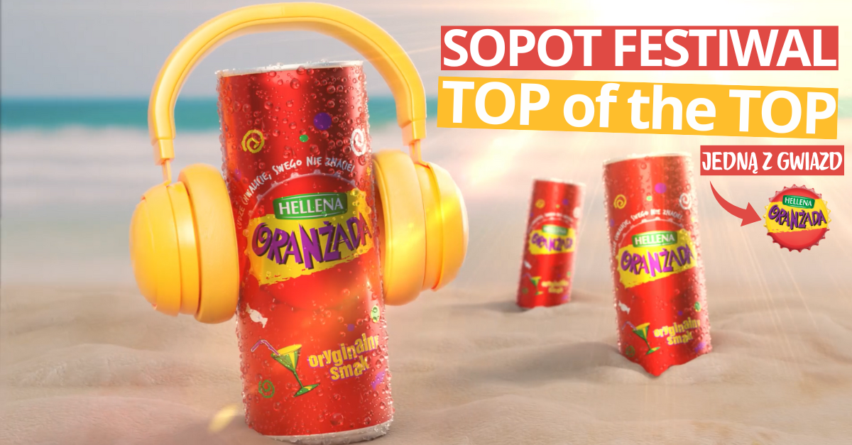 Oranżada Hellena partnerem TOP OF THE TOP Sopot Festival 2025!