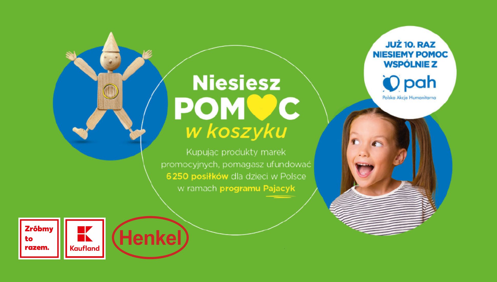 Kaufland i Henkel po raz dziesiąty wspierają program Pajacyk