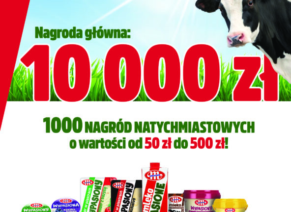 Wygraj „Kasę na Wypasie!” – startuje w nowa loteria Mlekovity promująca markę Wypasione
