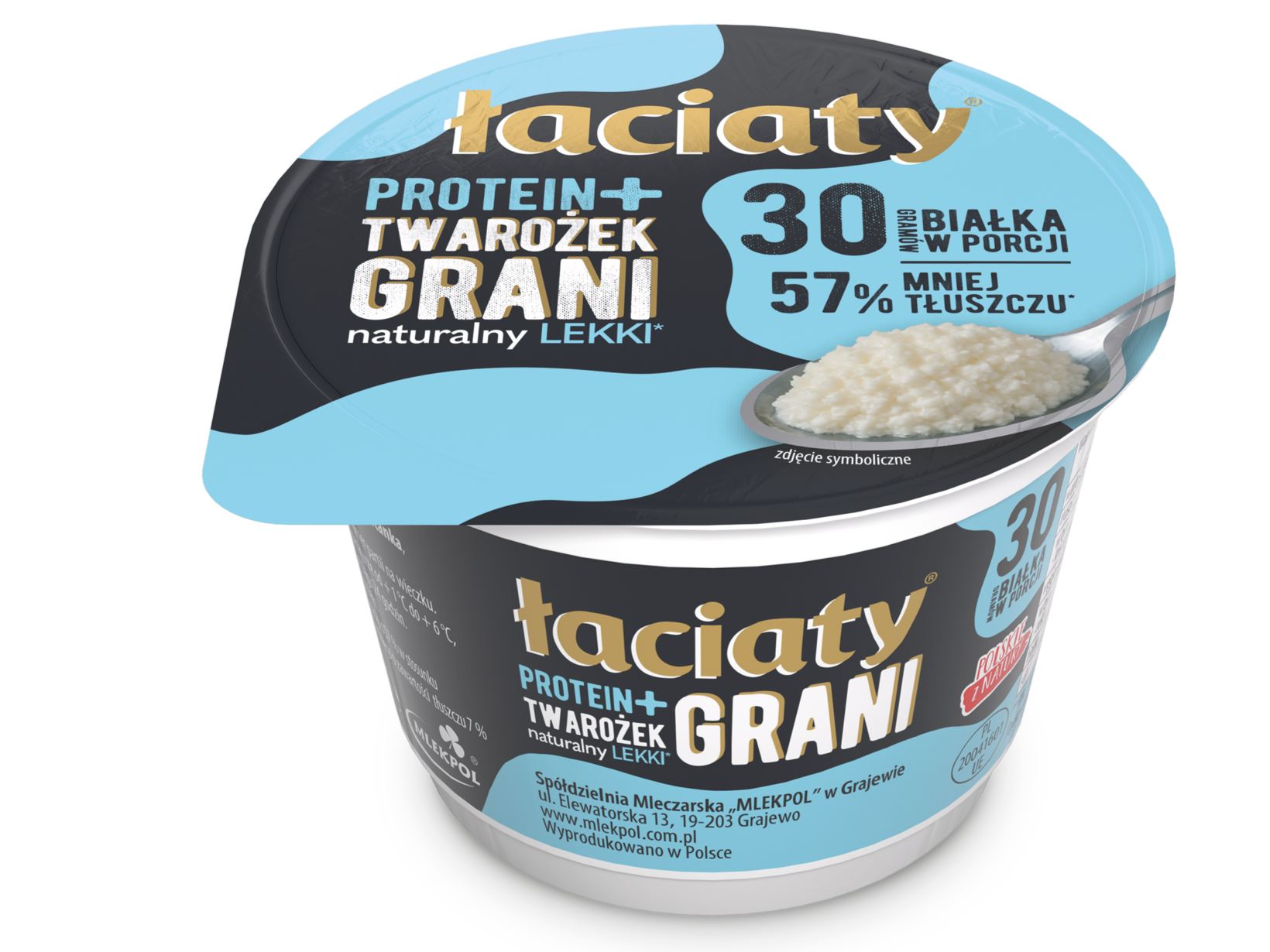 Mlekpol stawia na białko – nowy twarożek grani Łaciaty Protein+ już na sklepowych półkach