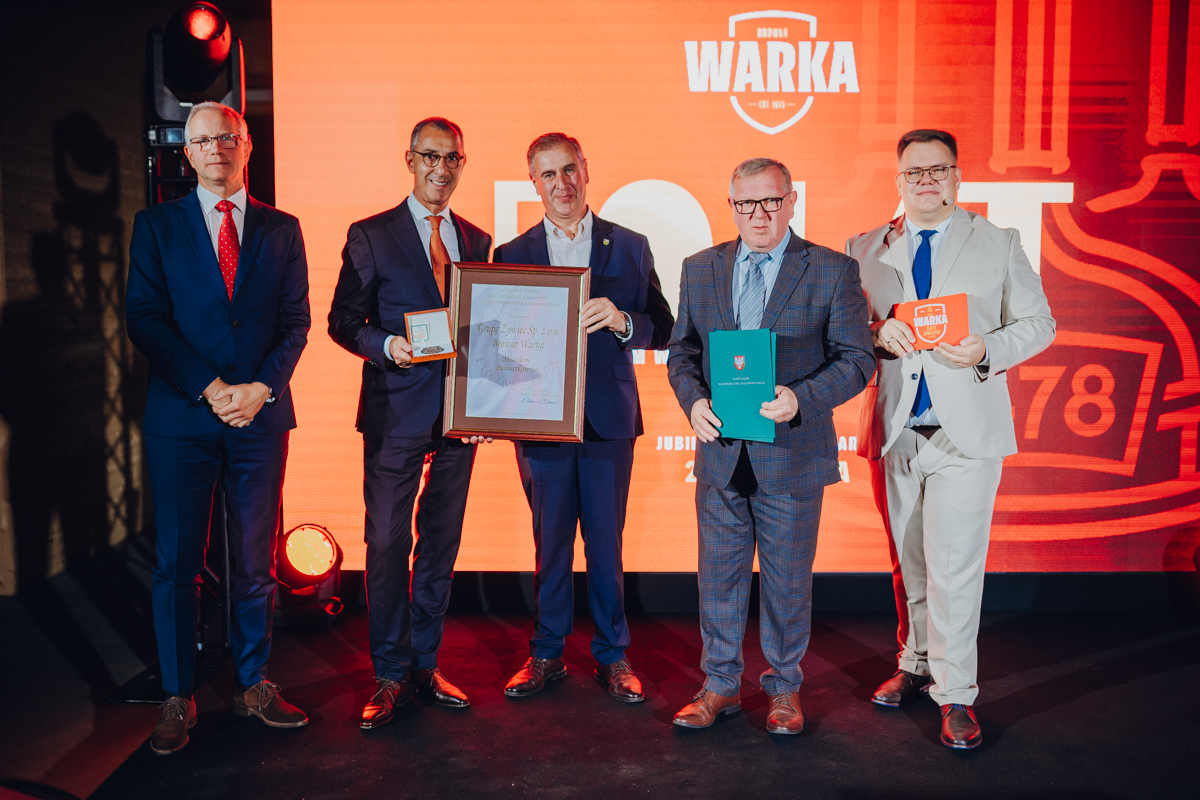 Grupa Żywiec uhonorowana medalem „Pro Masovia” za zasługi dla Mazowsza