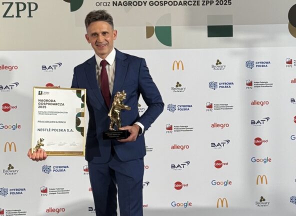 Nestlé Polska z tytułem Pracodawcy Roku 2025 Związku Przedsiębiorców i Pracodawców