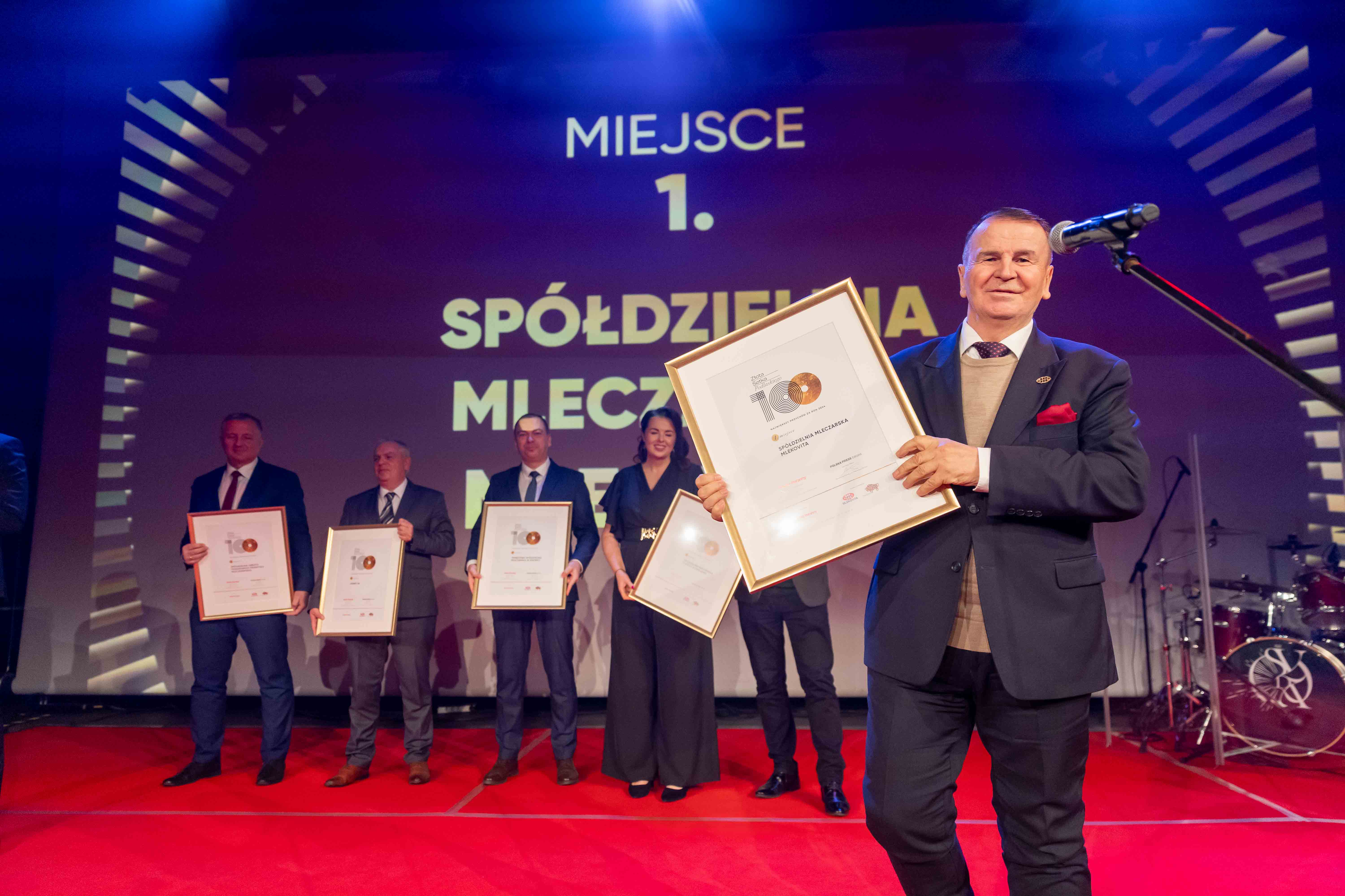 Mlekovita w rankingu Złota Setka Podlaskiego