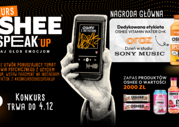 Głos, który ma znaczenie. OSHEE rusza z konkursem muzycznym SPEAK UP